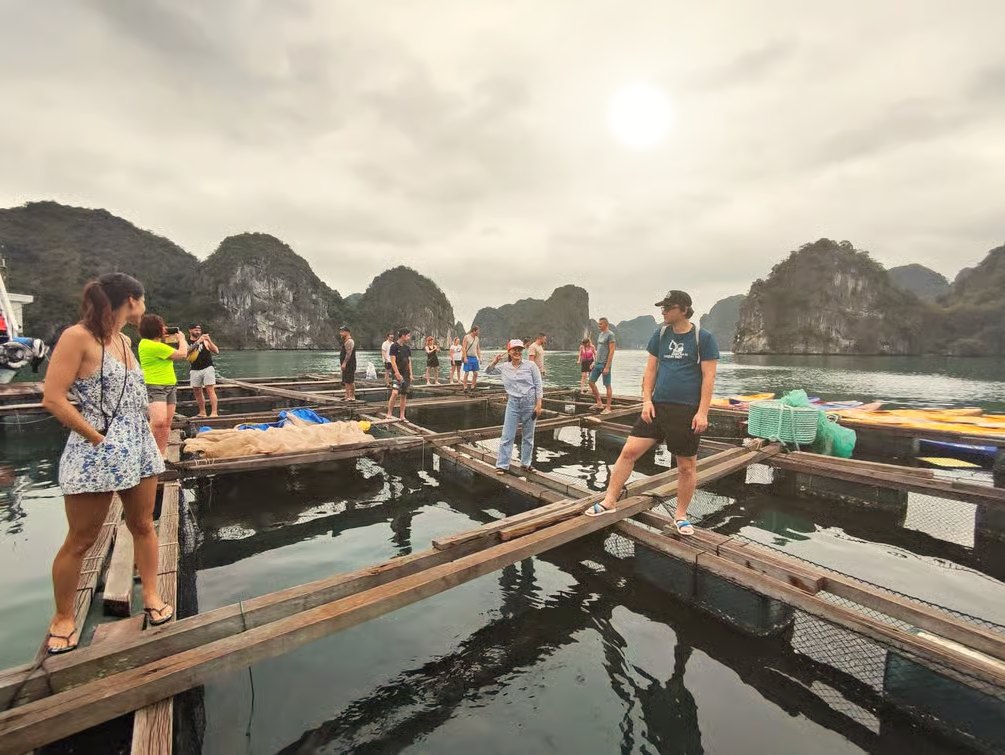 Cat Ba Lan Ha Bucht Tagestour mit Fahrrad und Kajak