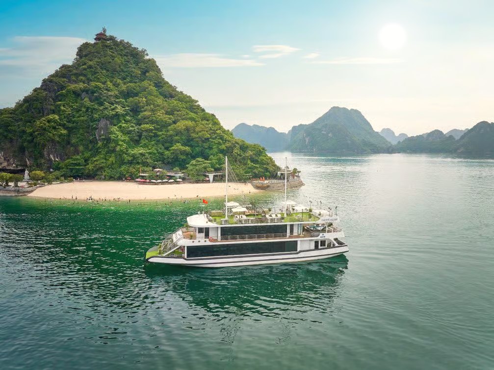 Halong Bay Luxus-Tageskreuzfahrt mit Buffet